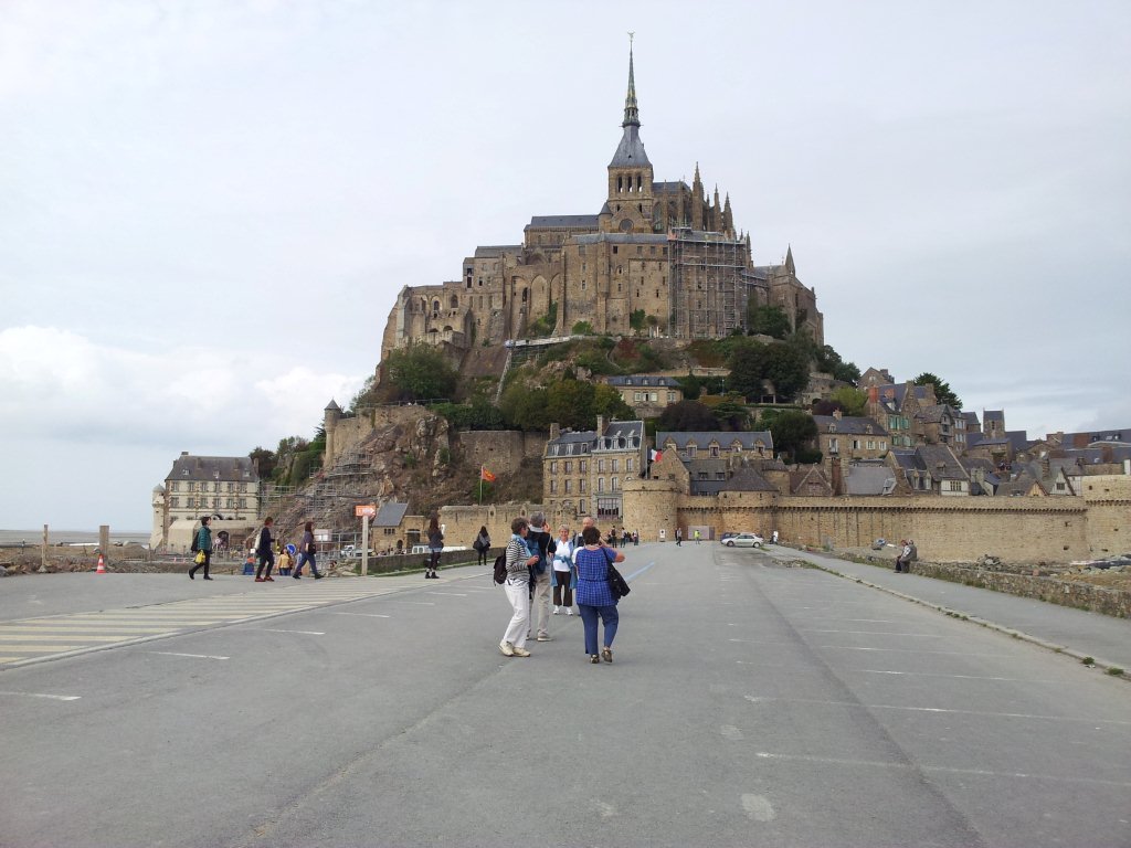 Mont St Michel- the island Mont St Michel- the island